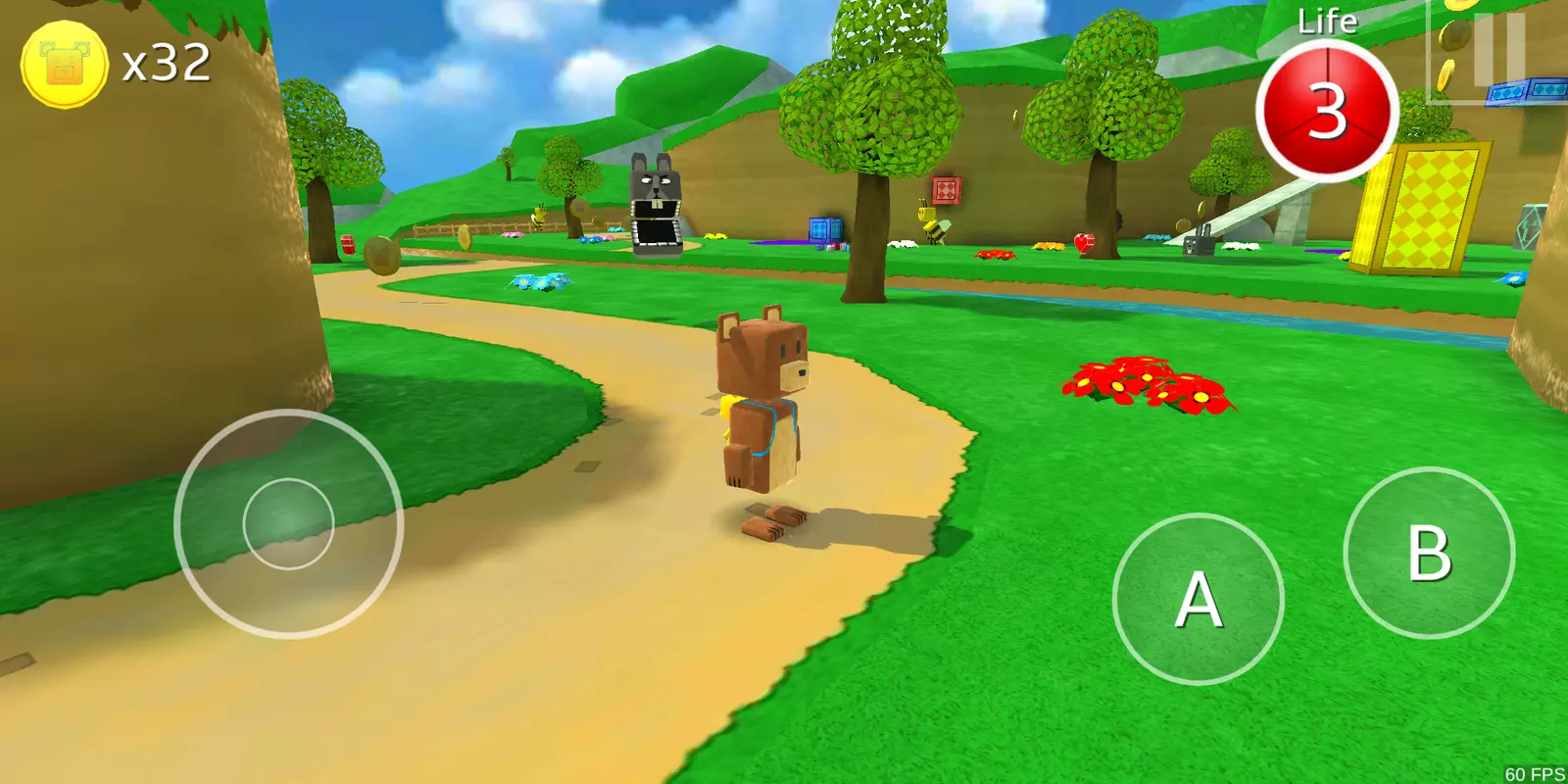 Download and play [3D Platformer] Super Bear Adventure on PC